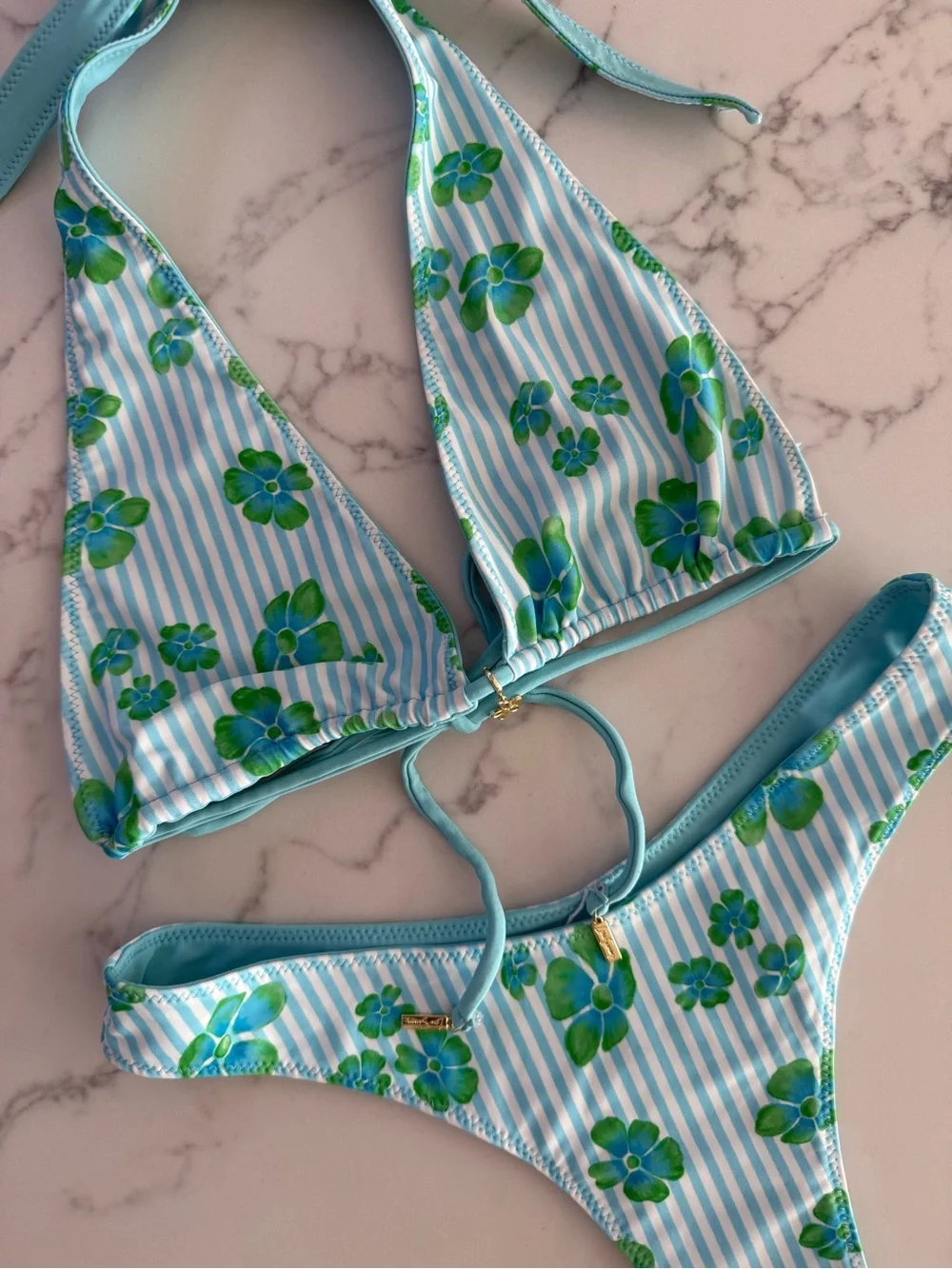 Leni Swims Lena Top & Lottie Bottom Bikini SET - Praia - Size Small